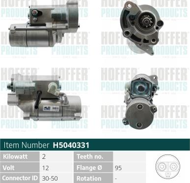 Hoffer H5040331 - Starter www.molydon.hr