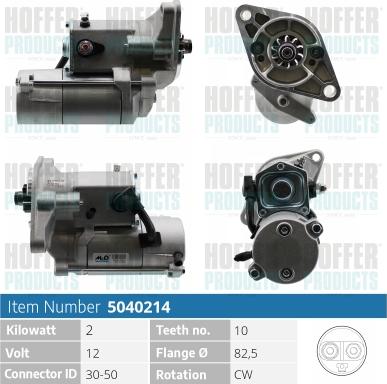 Hoffer H5040214 - Starter www.molydon.hr