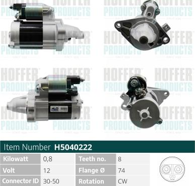 Hoffer H5040222 - Starter www.molydon.hr