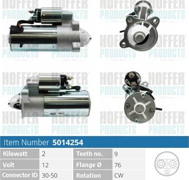 Hoffer H5014254 - Starter www.molydon.hr