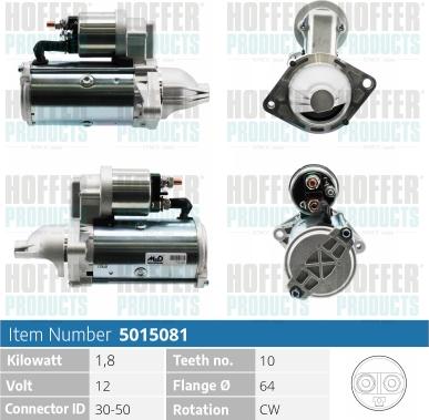 Hoffer H5015081 - Starter www.molydon.hr