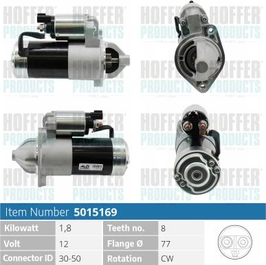 Hoffer H5015169 - Starter www.molydon.hr