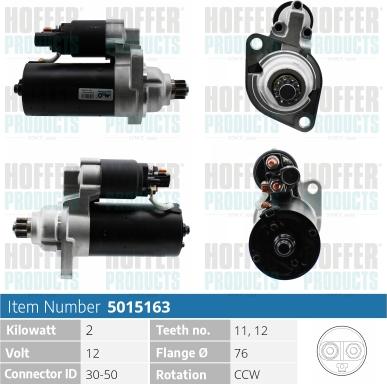 Hoffer H5015163 - Starter www.molydon.hr