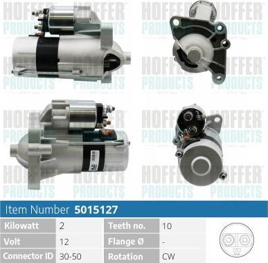 Hoffer H5015127 - Starter www.molydon.hr