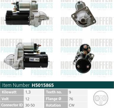 Hoffer H5015865 - Starter www.molydon.hr