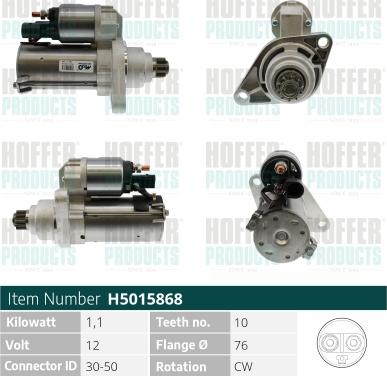 Hoffer H5015868 - Starter www.molydon.hr