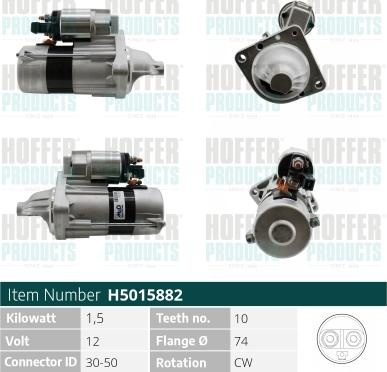 Hoffer H5015882 - Starter www.molydon.hr