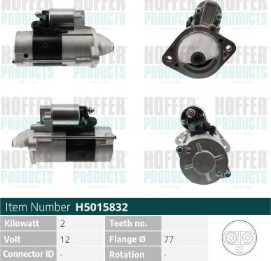 Hoffer H5015832 - Starter www.molydon.hr