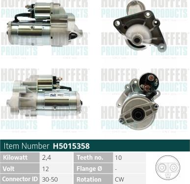 Hoffer H5015358 - Starter www.molydon.hr