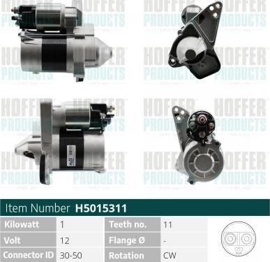 Hoffer H5015311 - Starter www.molydon.hr