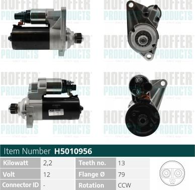 Hoffer H5010956 - Starter www.molydon.hr