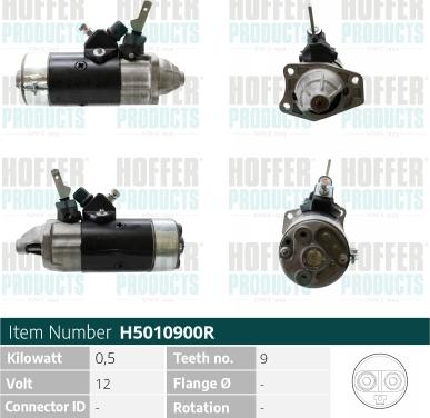 Hoffer H5010900R - Starter www.molydon.hr