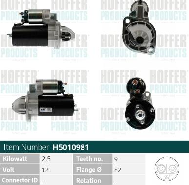 Hoffer H5010981 - Starter www.molydon.hr