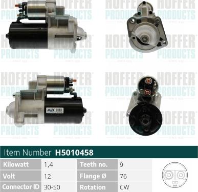 Hoffer H5010458 - Starter www.molydon.hr