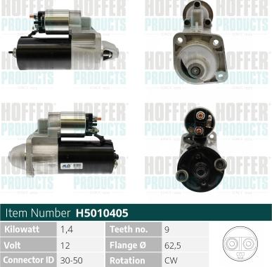 Hoffer H5010405 - Starter www.molydon.hr