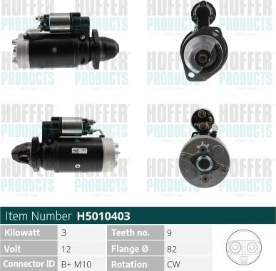 Hoffer H5010403 - Starter www.molydon.hr