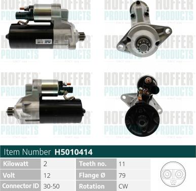 Hoffer H5010414 - Starter www.molydon.hr