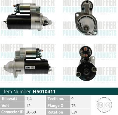 Hoffer H5010411 - Starter www.molydon.hr