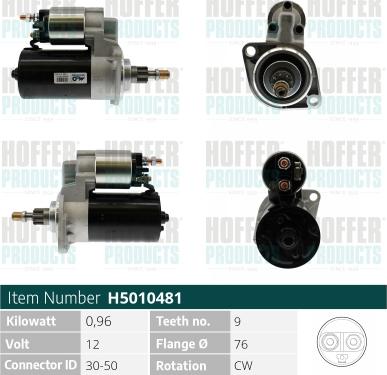 Hoffer H5010481 - Starter www.molydon.hr