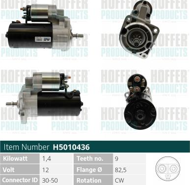 Hoffer H5010436 - Starter www.molydon.hr