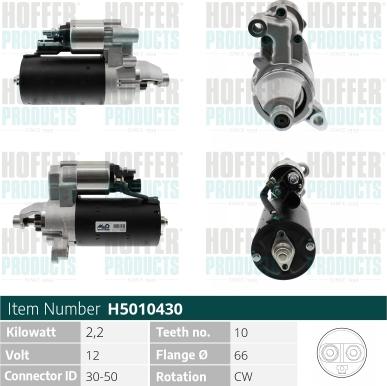 Hoffer H5010430 - Starter www.molydon.hr