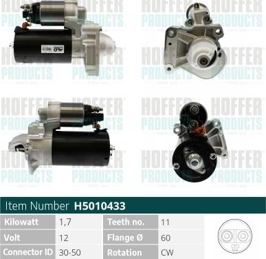 Hoffer H5010433 - Starter www.molydon.hr