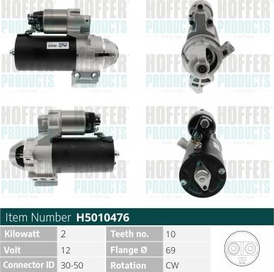 Hoffer H5010476 - Starter www.molydon.hr