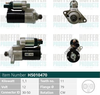 Hoffer H5010470 - Starter www.molydon.hr