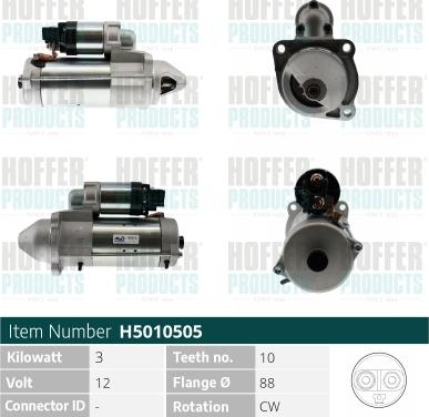 Hoffer H5010505 - Starter www.molydon.hr