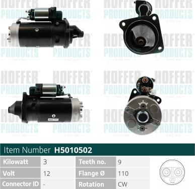 Hoffer H5010502 - Starter www.molydon.hr