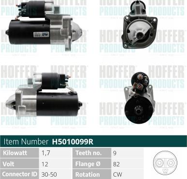 Hoffer H5010099R - Starter www.molydon.hr