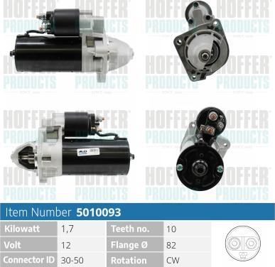 Hoffer H5010093 - Starter www.molydon.hr