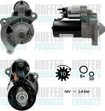 Hoffer H5010040G - Alternator, starter www.molydon.hr