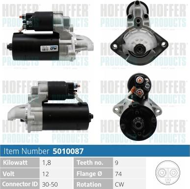 Hoffer H5010087 - Starter www.molydon.hr