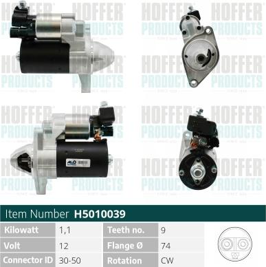 Hoffer H5010039G - Starter www.molydon.hr