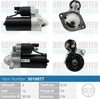 Hoffer H5010077 - Starter www.molydon.hr