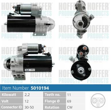 Hoffer H5010194 - Starter www.molydon.hr