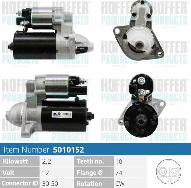 Hoffer H5010152 - Starter www.molydon.hr