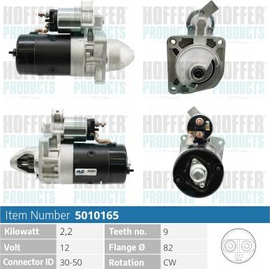 Hoffer H5010165 - Starter www.molydon.hr