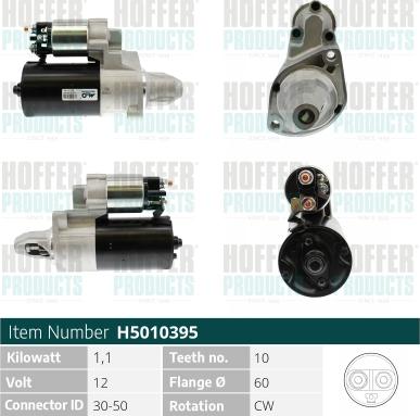 Hoffer H5010395 - Starter www.molydon.hr