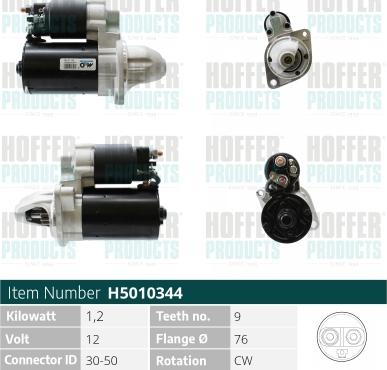 Hoffer H5010344 - Starter www.molydon.hr