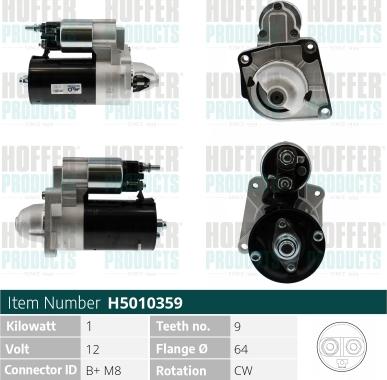 Hoffer H5010359 - Starter www.molydon.hr