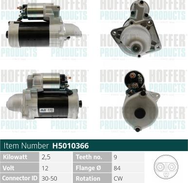 Hoffer H5010366 - Starter www.molydon.hr