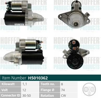 Hoffer H5010362 - Starter www.molydon.hr