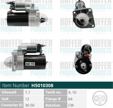 Hoffer H5010308 - Starter www.molydon.hr