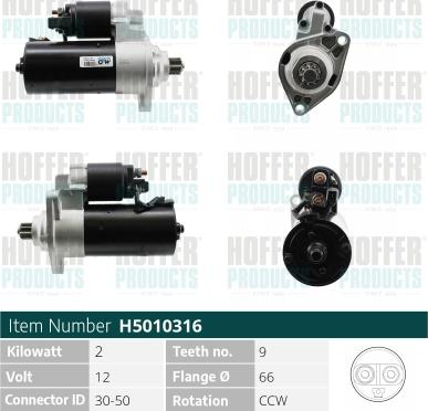 Hoffer H5010316 - Starter www.molydon.hr