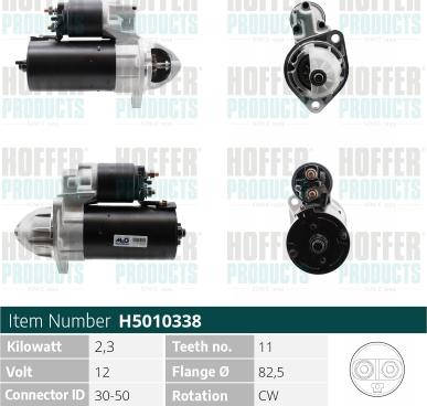 Hoffer H5010338 - Starter www.molydon.hr