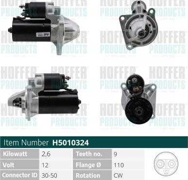 Hoffer H5010324 - Starter www.molydon.hr