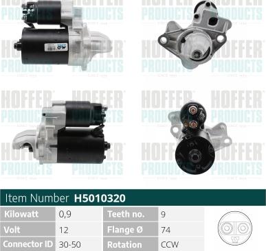 Hoffer H5010320 - Starter www.molydon.hr