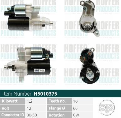 Hoffer H5010375 - Starter www.molydon.hr